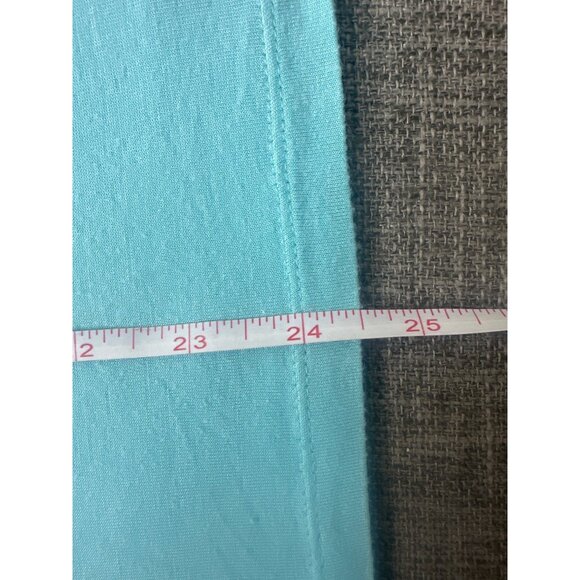 Apt. 9 & Cato Womens Short Sleeve T-Shirts M Cotton Blend Black & Aqua Lot of 2 - Picture 11 of 13